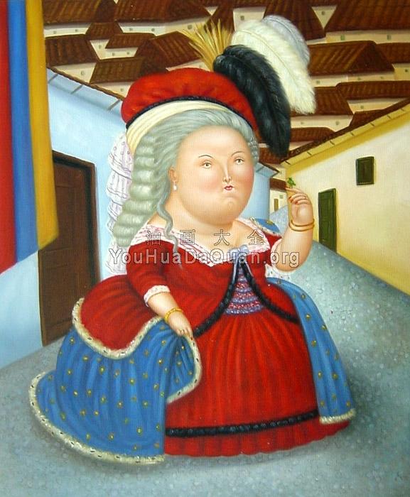 Louis XVI And Marie Antoinette on a Visit to Medellin Colombia - 费尔南多·博特罗